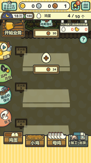 鸡蛋小鸡工厂汉化版截图3