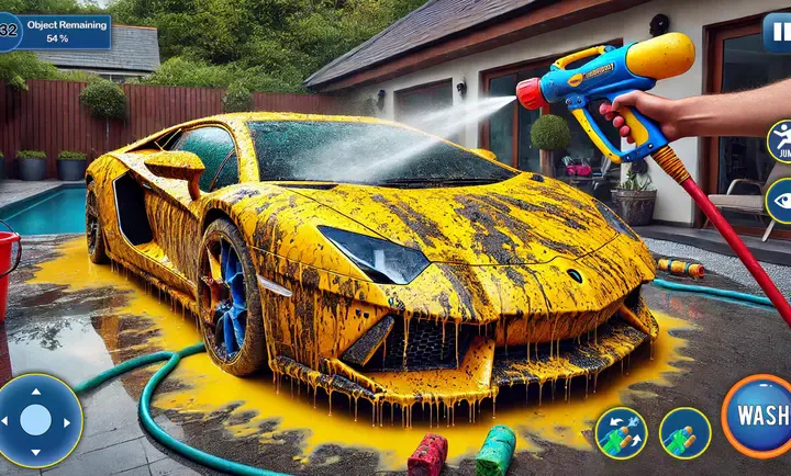 动力清洗清洁模拟器