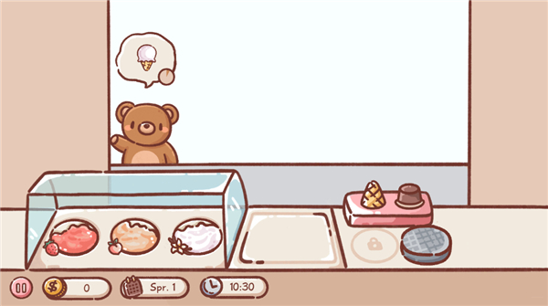 狗狗的冰淇淋餐车