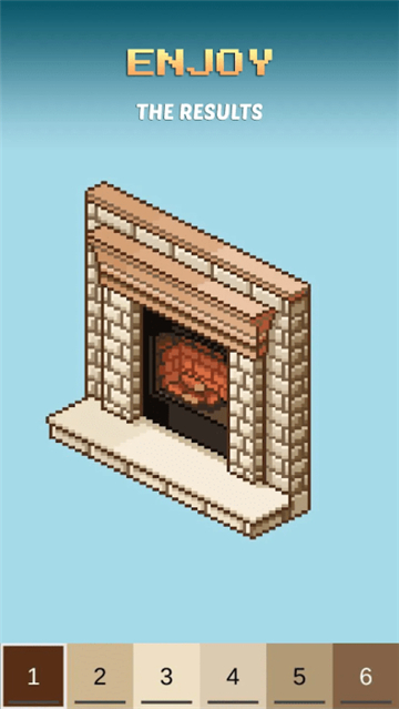 像素艺术彩色房间