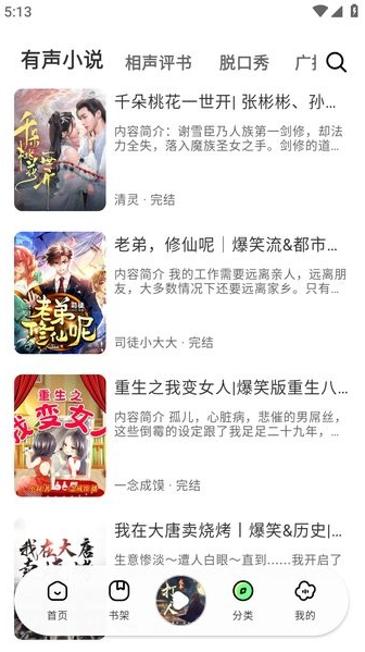 轻云听书纯净版