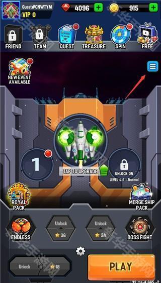 银河之战深空射手内置菜单修改版下载(Space Shooter)