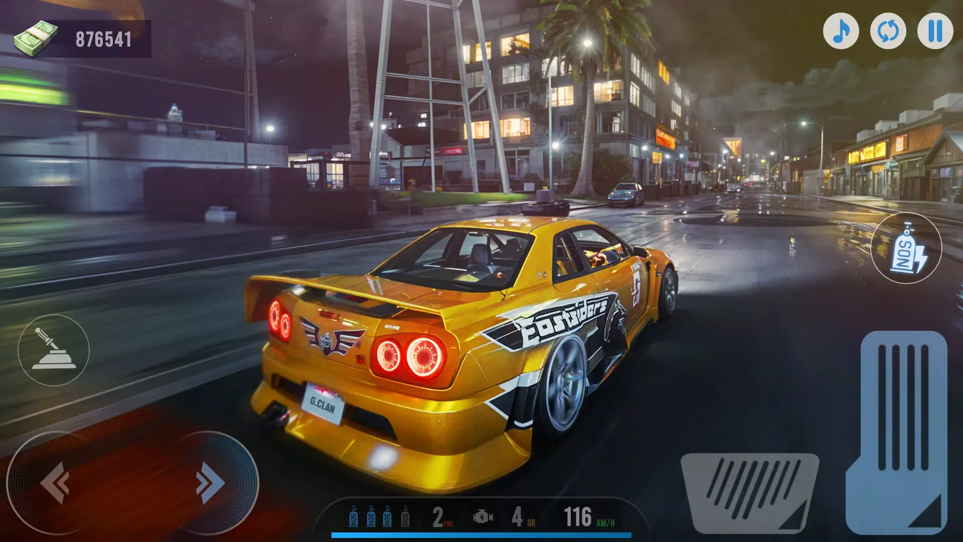 汽车漂移午夜驾驶