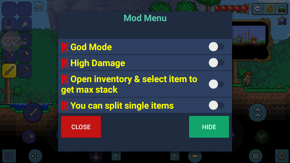 泰拉瑞亚1.4.4.9内置MOD菜单版