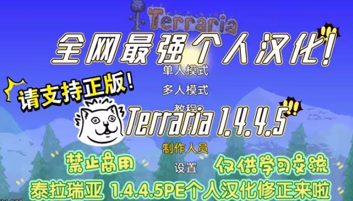 泰拉瑞亚皮皮蛙汉化版