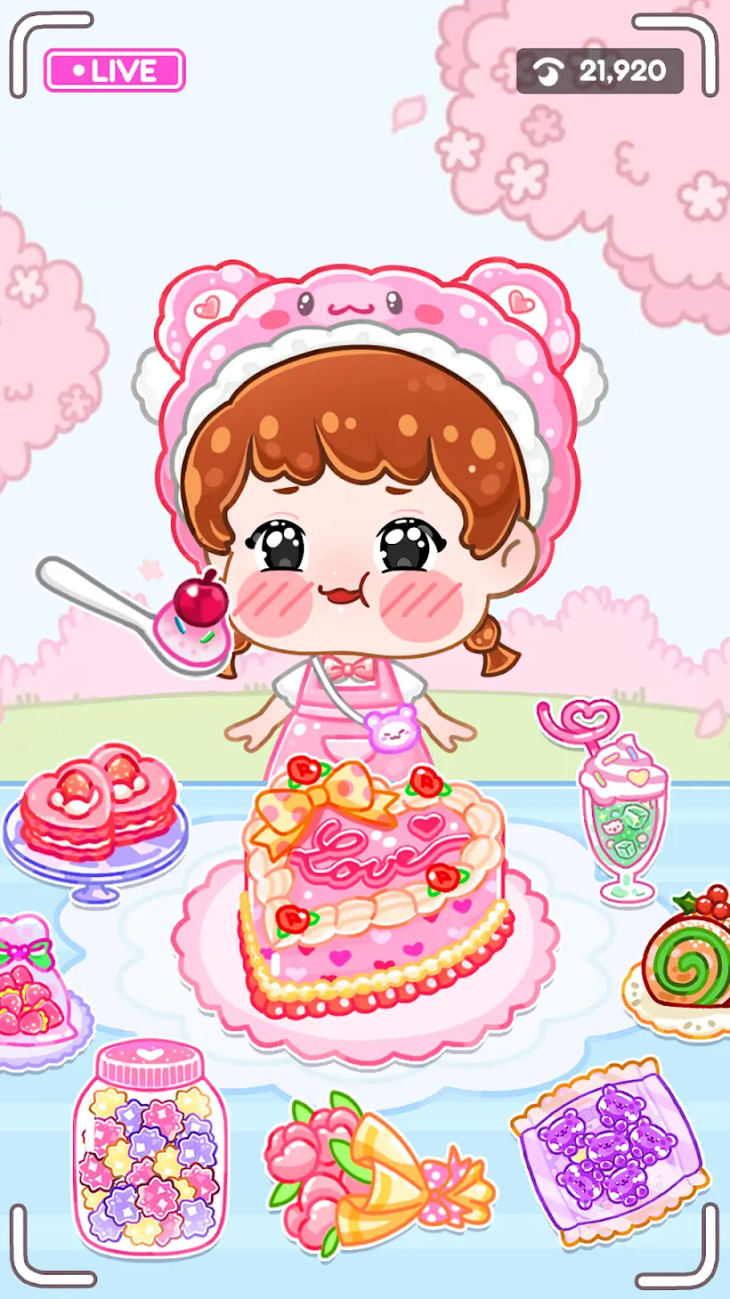 ASMR女孩直播吃播截图3