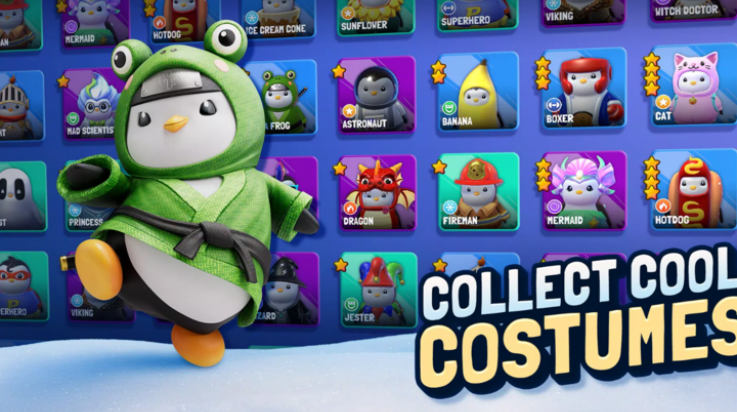 浪漫滑雪萌趣吃鸡