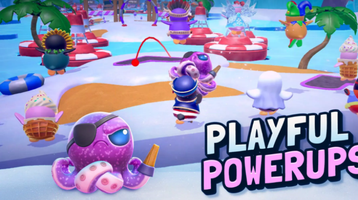 浪漫滑雪萌趣吃鸡