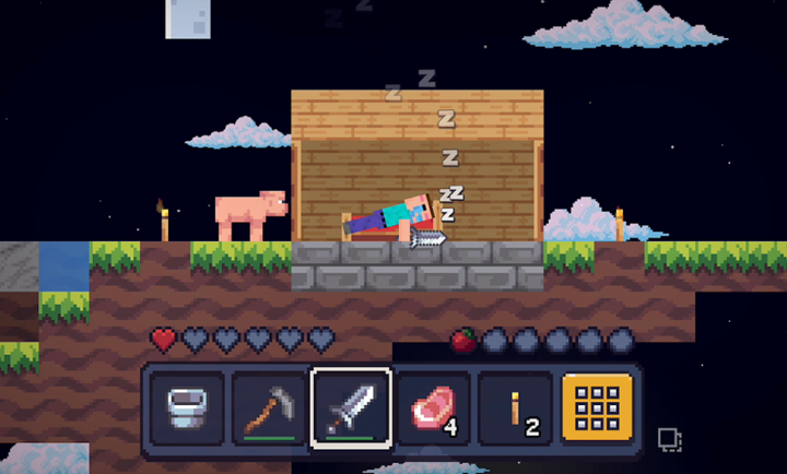 我的世界2D天空之岛