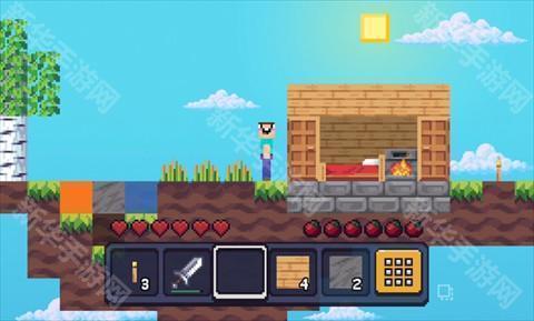 我的世界2D天空之岛