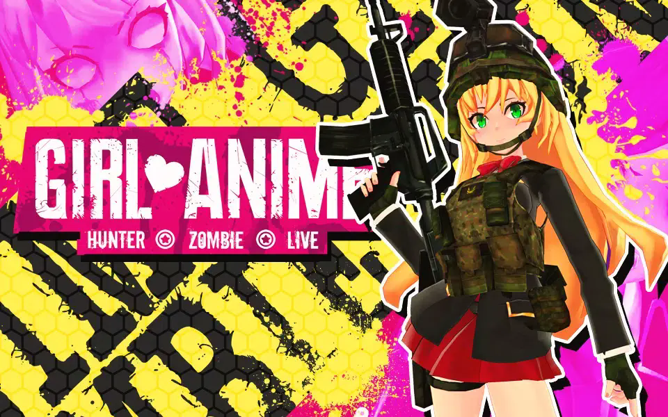 动漫女孩僵尸猎人