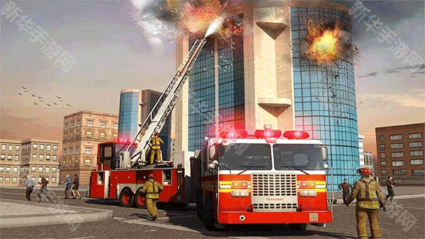 模拟驾驶消防车