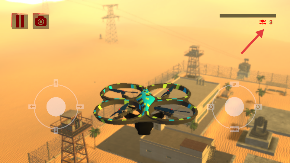 无人机模拟器粉碎僵尸