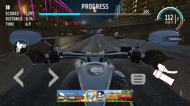 都市摩托车驾驶