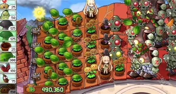 植物娘大战僵尸官方版