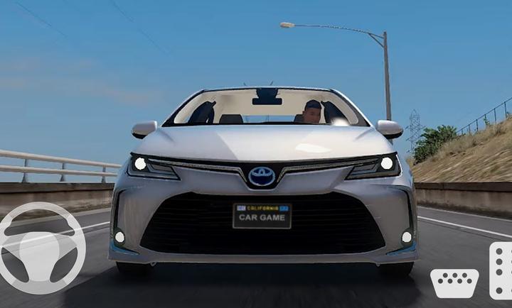 丰田汽车花冠驾驶