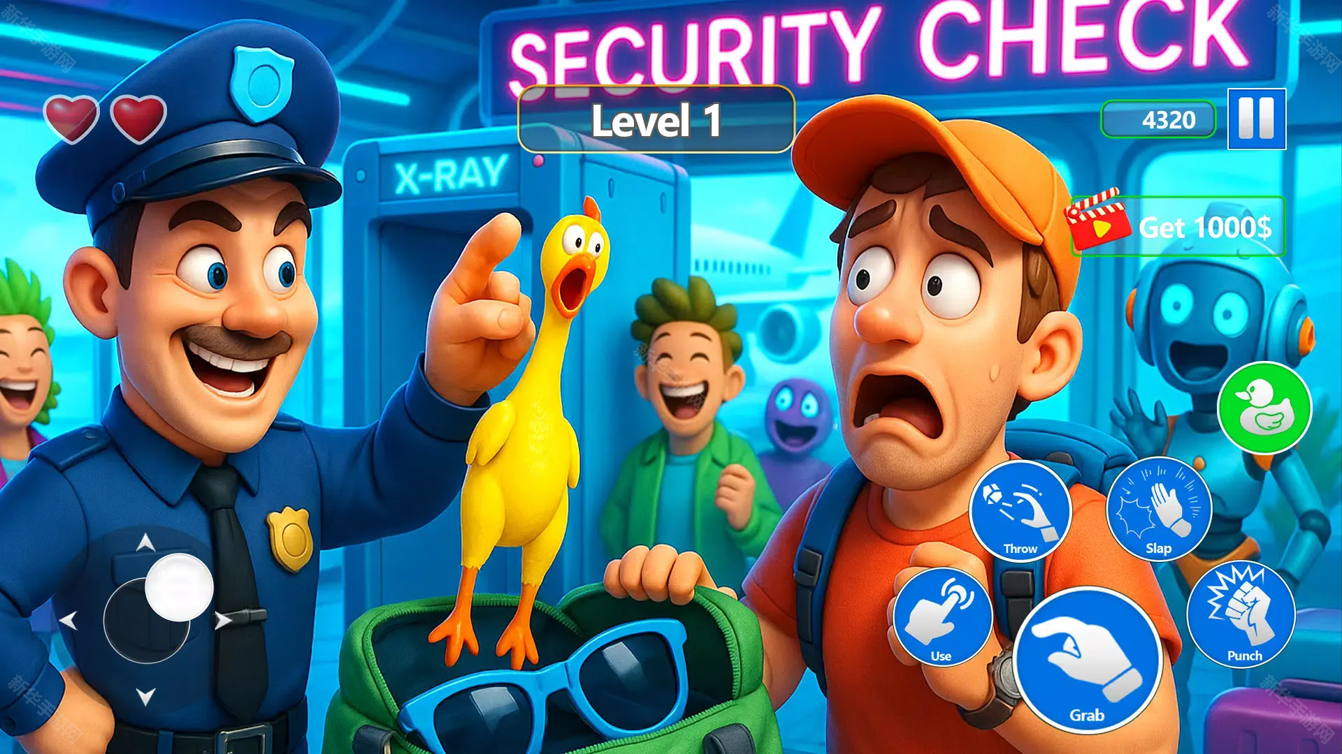 机场安检恶作剧