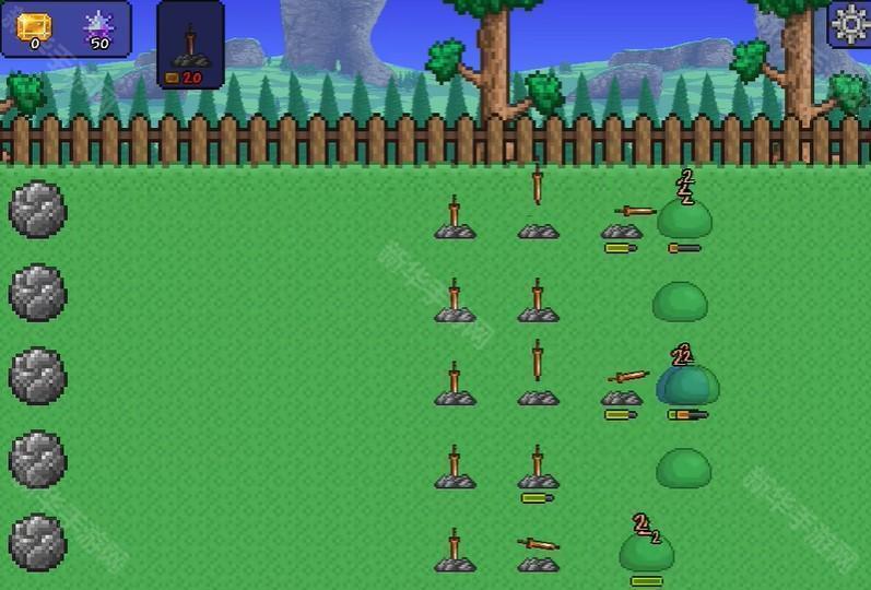 泰拉瑞亚版植物大战僵尸