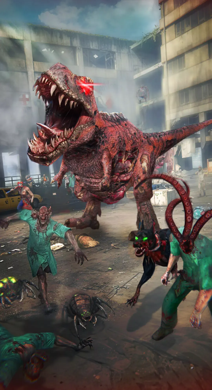 僵尸猎人射击或死亡