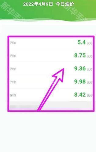 中国石油移动平台app怎么查看油价2