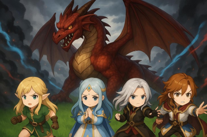 关卡制策略RPG游戏《无限技能勇者: 女神之剑》 已于双平台上架