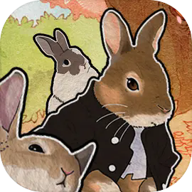 挤在一起的兔兔