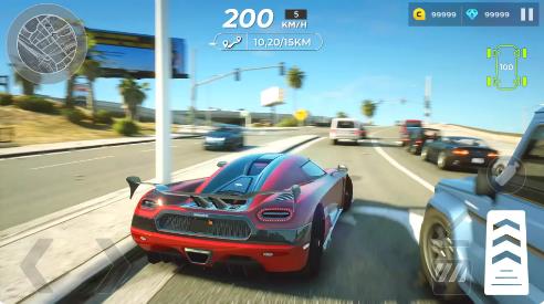 汽车驾驶直线加速赛3D