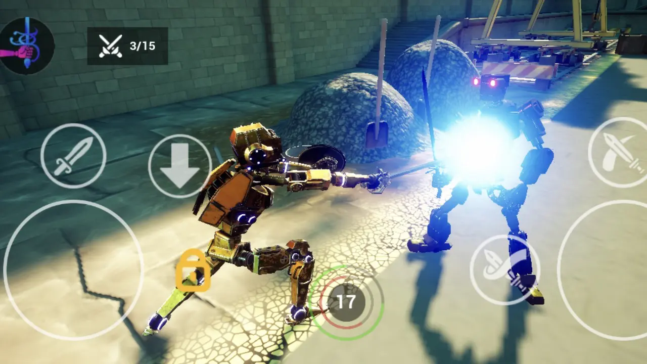 机器人剑术对决