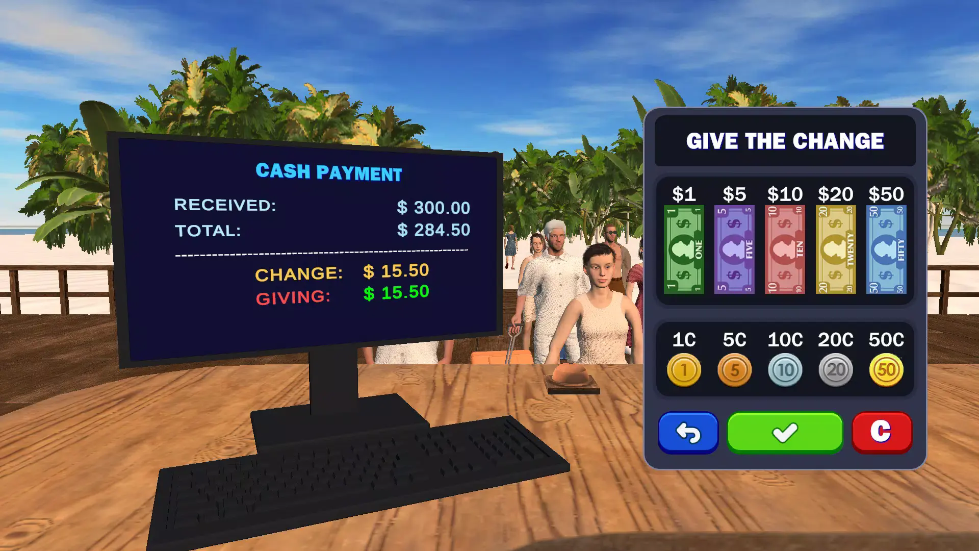 海滩酒店模拟器3D截图4