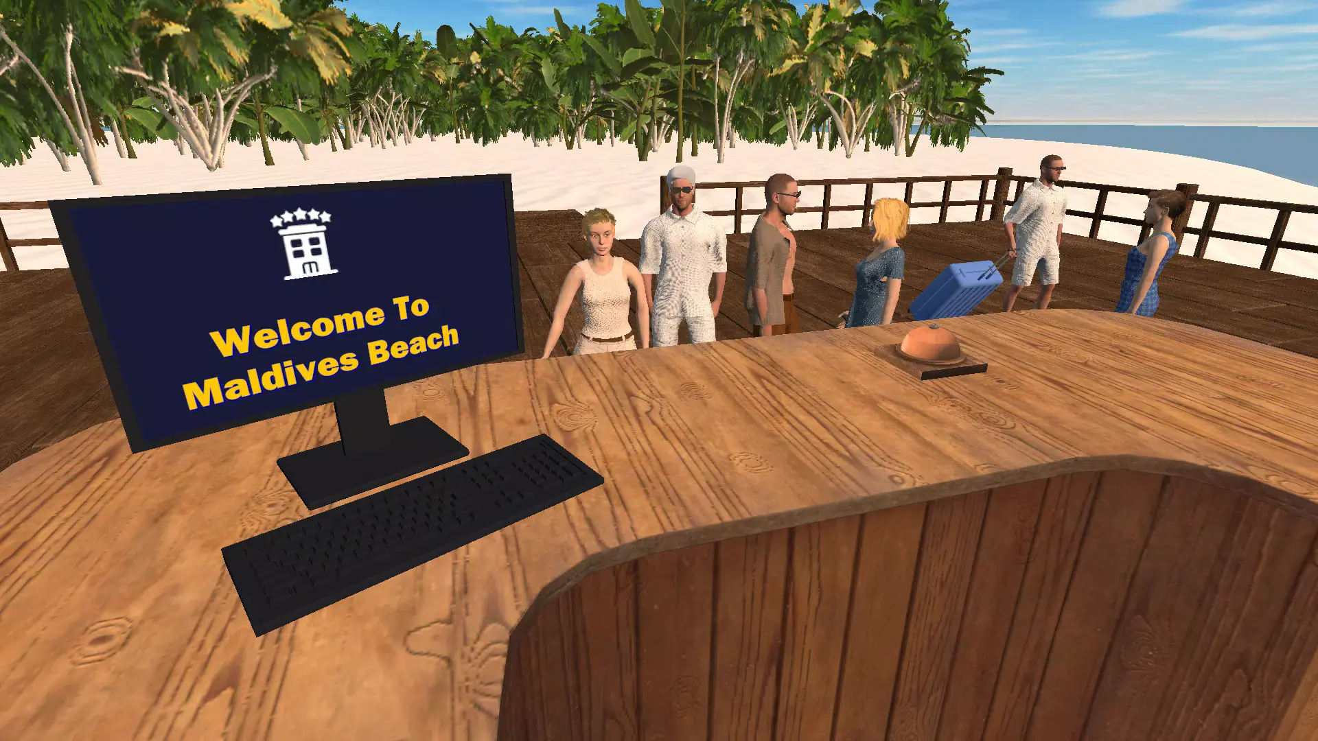 海滩酒店模拟器3D