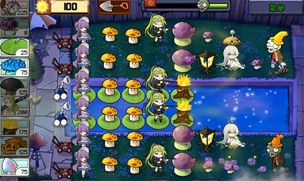 植物娘大战僵尸0.9.9截图4