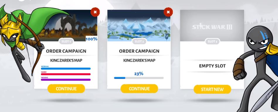火柴人战争遗产3剑镰合空最新版截图4